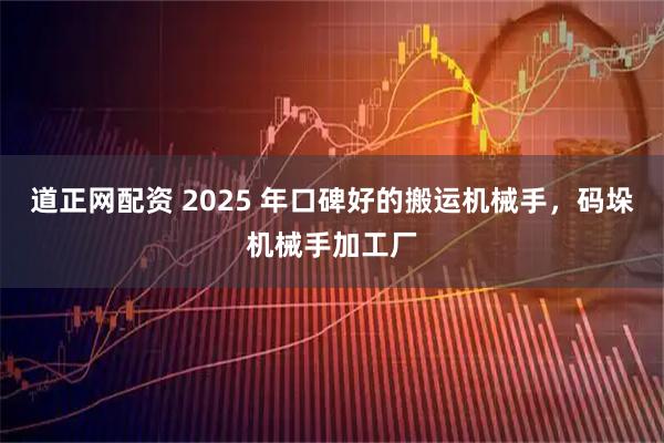 道正网配资 2025 年口碑好的搬运机械手，码垛机械手加工厂