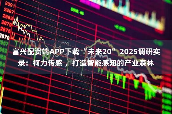 富兴配资端APP下载 “未来20” 2025调研实录:柯力传感 ,打造智能感知的产业森林