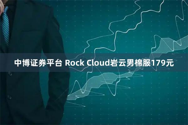 中博证券平台 Rock Cloud岩云男棉服179元